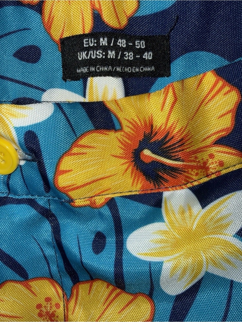 Offstream Men’s Party Suit Tropical Flowers Printed Jacket And Pants Only Size M - Picture 5 of 6